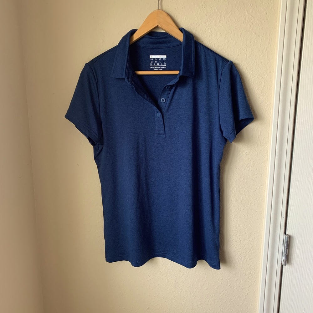 Blue collared golf ⛳️ shirt